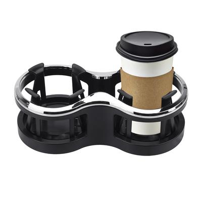 Support de tasse à thé Support pour lunettes Organiseur de téléphone Support pour verres monté sur voiture Style de voiture Double porte-bouteille d'eau Porte-gobelet de voiture