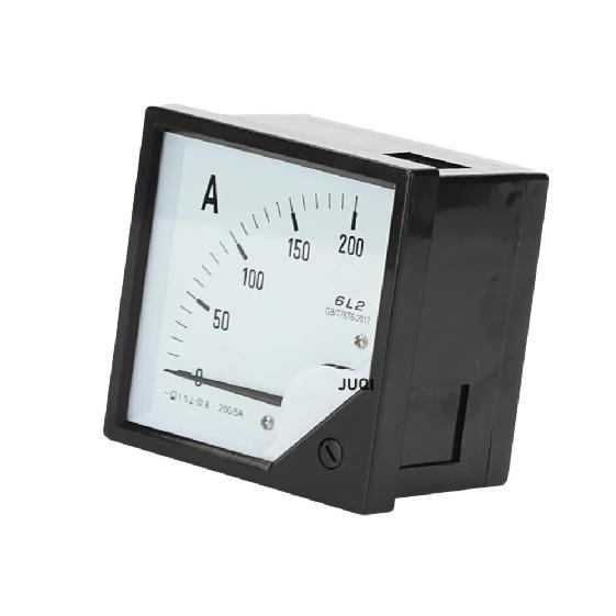 6L2 AC Amperemeter 25A 30A 50A 100A 150A 200A 300A 500A 600A Amperemeter Zeigerinstrument 80*80mm Mechanische Installation AC