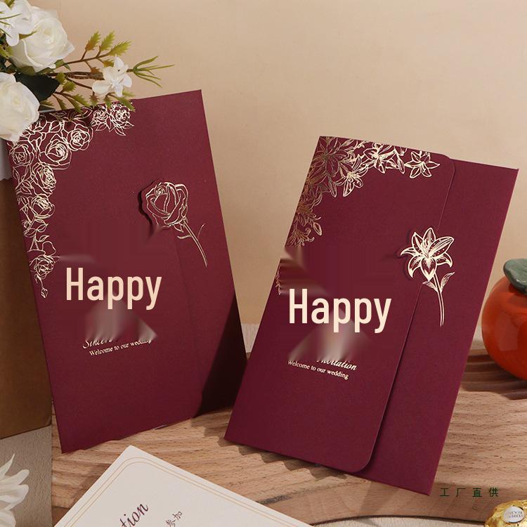 2025 High-End Custom Wedding Invitation Paper