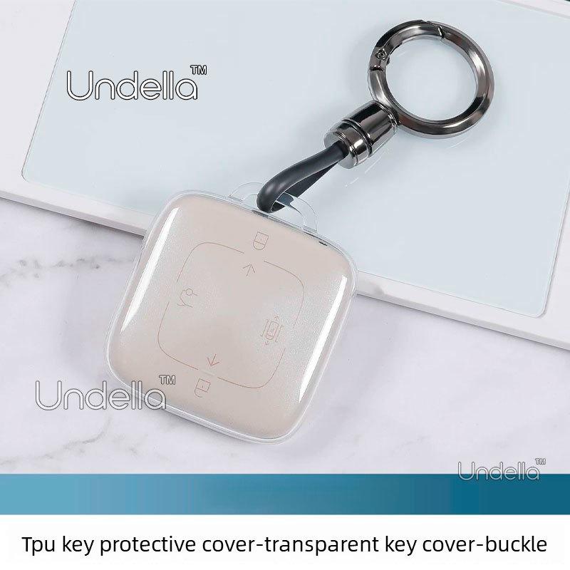 For Zeekr 7GT 2026 2027 Car Remote Key Case Cover Shell Soft TPU Car Key Cover Remote Fobs Case Protector Auto Accessories