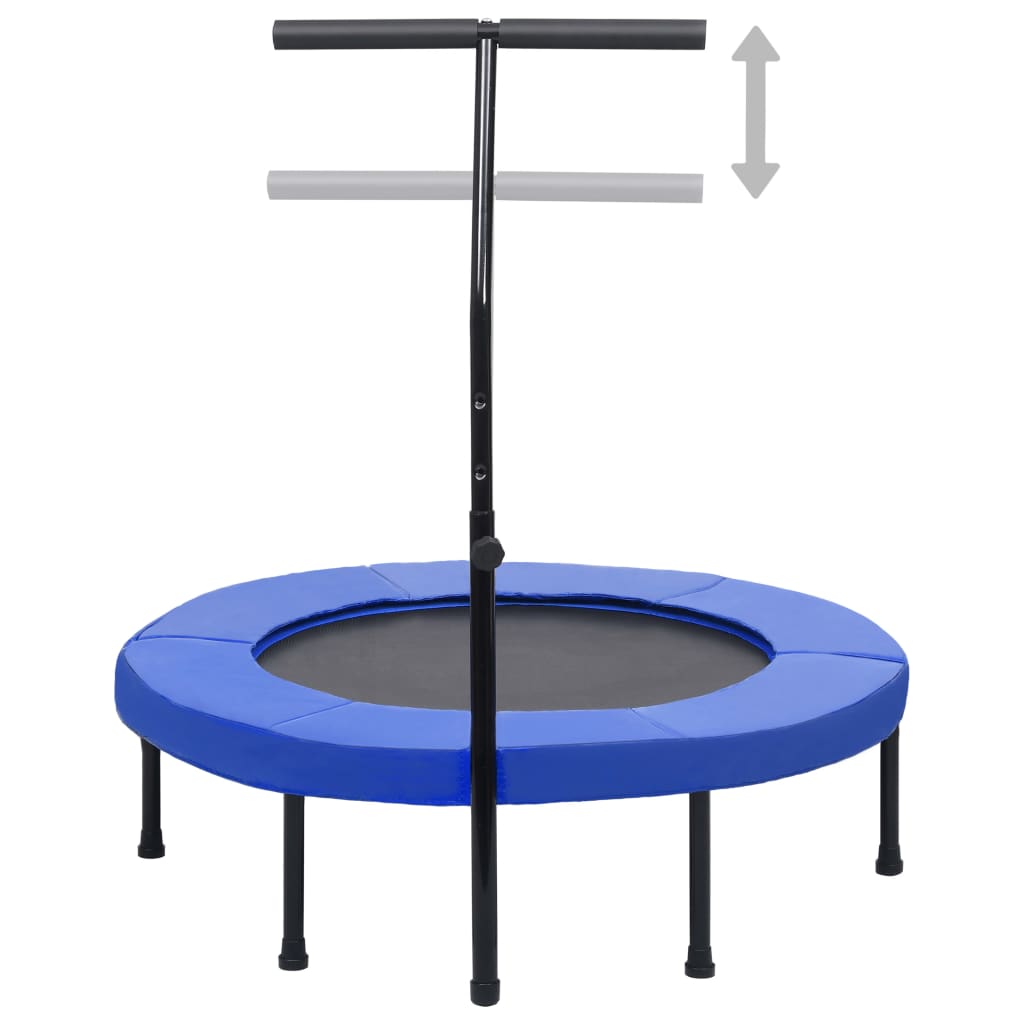 Fitness Trampoline with Handle and Safety Padding 102 cm