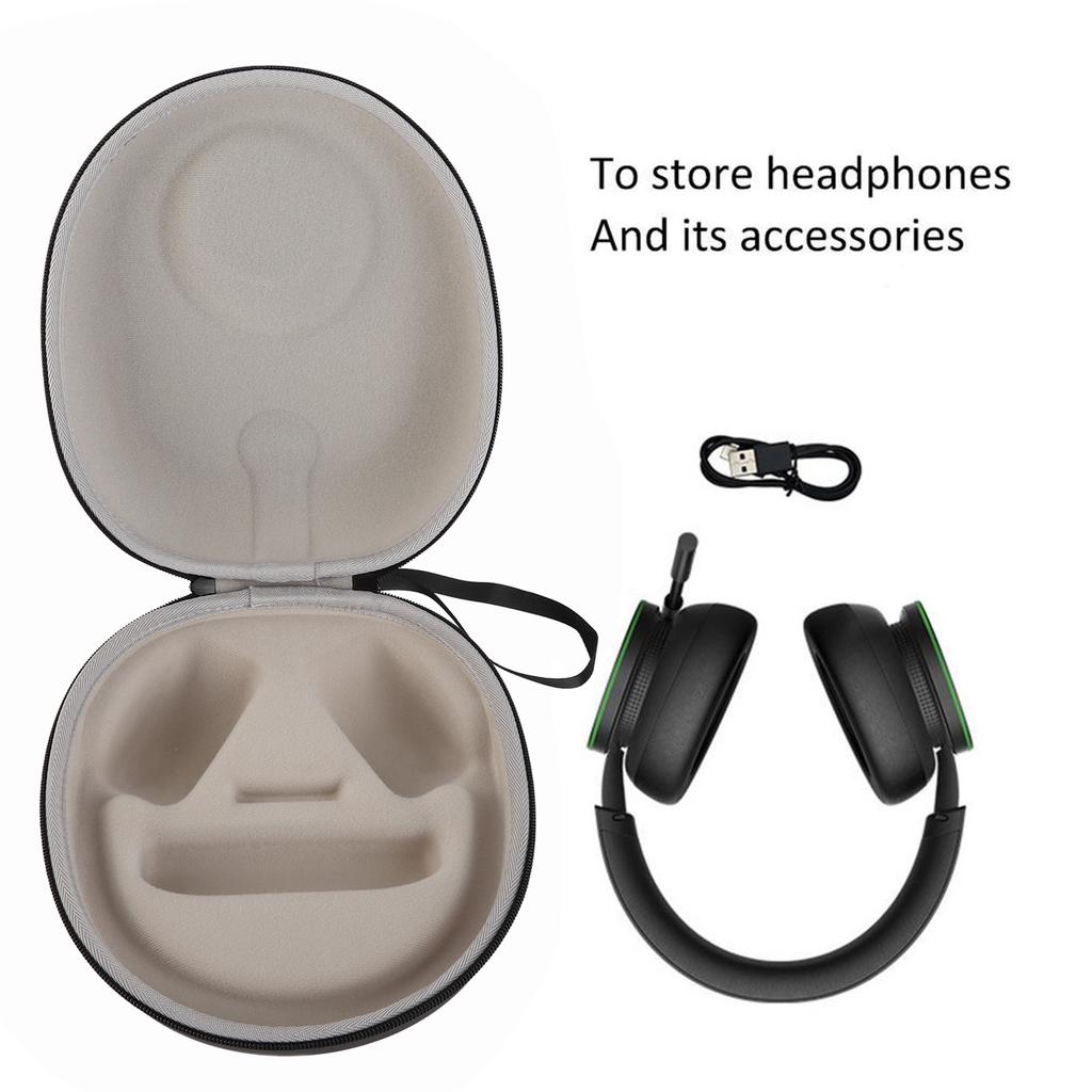 Tragbare Hartschalen-Aufbewahrungstasche für Headset-Etui, wasserabweisende Hartschale, Reise-Tragetasche