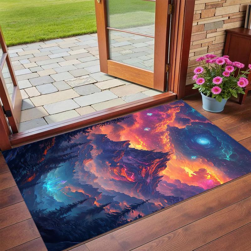 Crystal Velvet Rug Soft Non Slip Indoor Floor Mat Home DecorWorld of Warcraft
