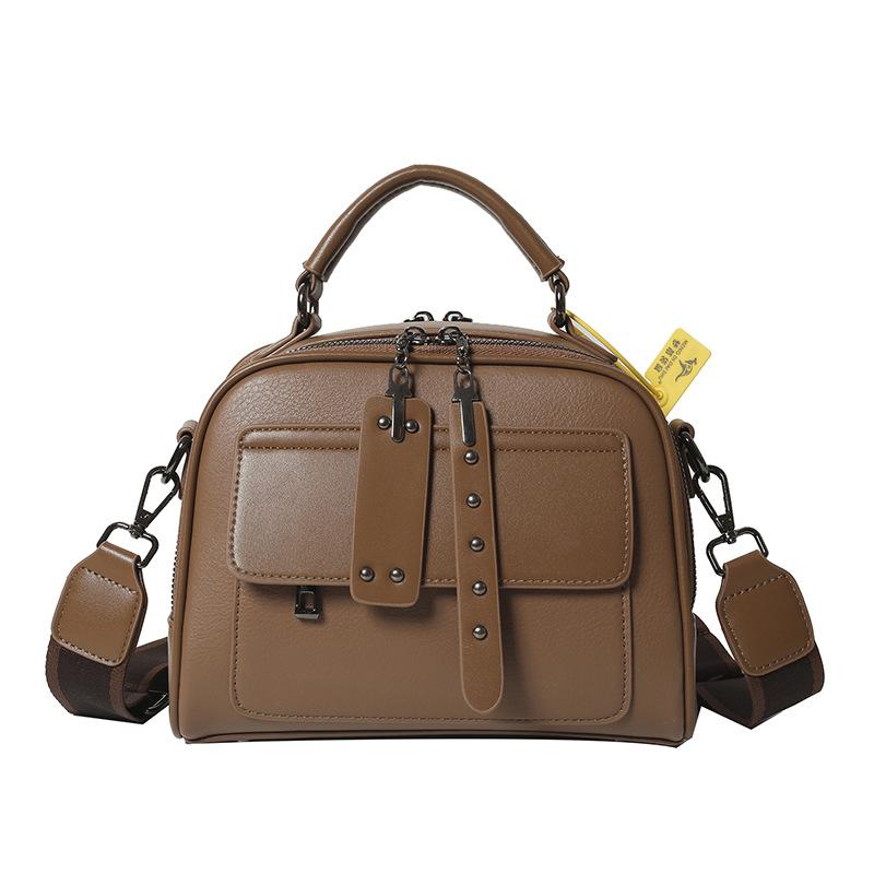 Handbag bag Women's messenger bag Simple and versatile shoulder bag Premium texture multi-layer mother bag