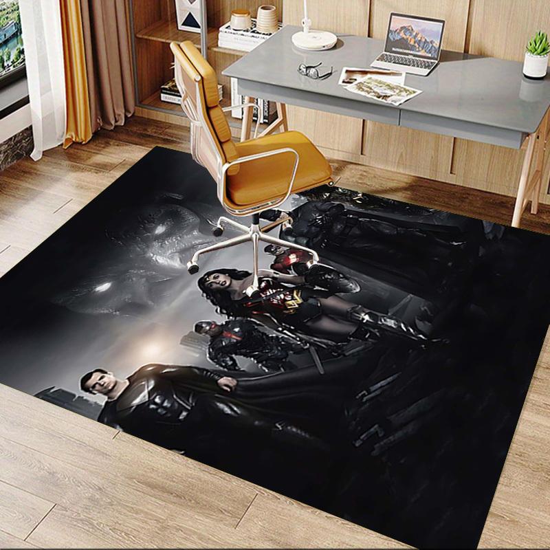 1pc Superman Wonder Woman Carpet Office Rug Mat Home Decor Area Carpet Festival Gift Office desk chair carpet Longlasting Material1107L