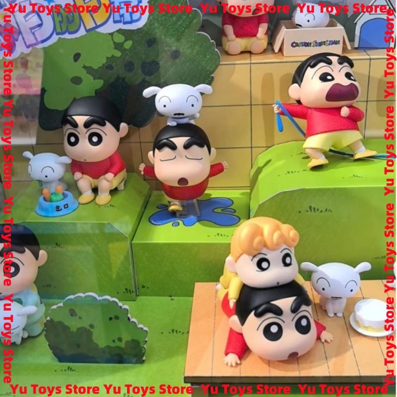Official Crayon Shinchan Shiro' S Daily Life Series Cute Anime Figure Trendy Children'S Gift Customizable Toy