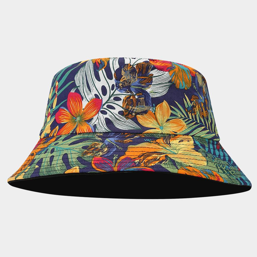 Outdoor Cotton Printed Wide Brim Fisherman Hat For Sun Protection And Breathability