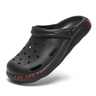 Hole Shoes Men'S Cool Slippers Non-Slip Soft Sole Couple Beach Shoes Casual Sandals Outdoor Slippers Men'S Outer Wear