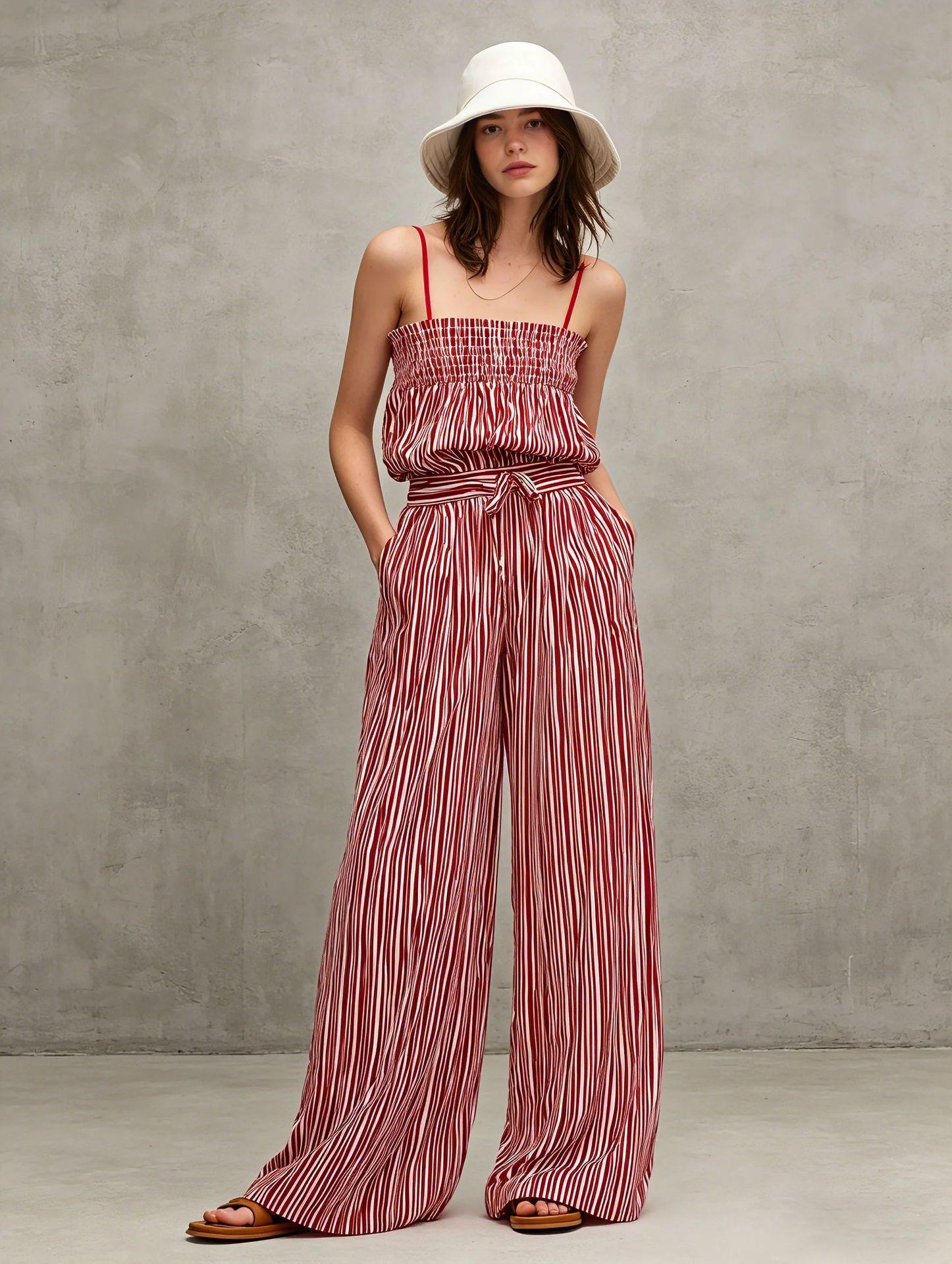 2026 new cross-border European and American stripes European and American style fashion versatile casual suit S