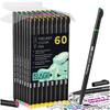 Technical Fineliners Set 60 Colors Drawing Pens 0.4Mm