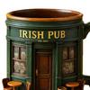 Irlandzki Pub Kubek 3D 330ml Kubek Śniadaniowy na Herbatę Kawę Piwo Sok Żywica Naczynia do Napojów dla Mężczyzn Kobiet Rodziny Przyjaciół