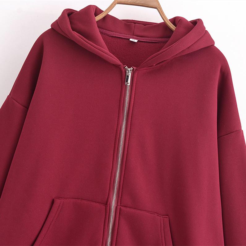 2025 Spring Women's Casual Zipper Sweatshirt Jacket & Flannel Straight-Leg Pants Set