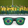 World Cup sunglasses football flag pinhole sticker 2140 printed logo independence day printed rice nail sunglasses
