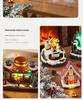 Christmas Glowing Snow House Music Box: Festive Resin Ornament & Night Light Gift