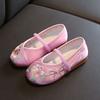 Wear Resistant Children Hanfu Flat Shoes Soft Sole Ancient Dress Up Shoes  Kid Gift