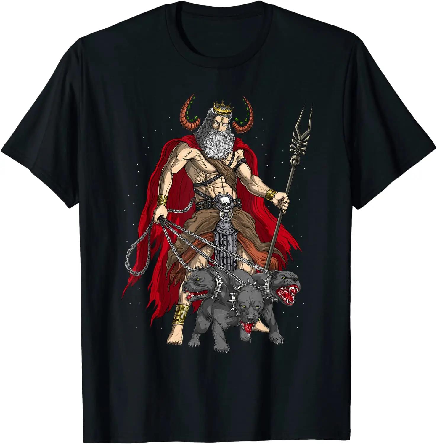Greek God Hades Ancient Greek Mythology Greece History Men TShirt Short Sleeve Casual Cotton ONeck Summer T Shirt S