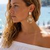 Light Luxury Full Rhinestone Crab Pendant Earrings for Women Exaggerated Sea Animal Earrings Summer Vacation Beach Jewelry