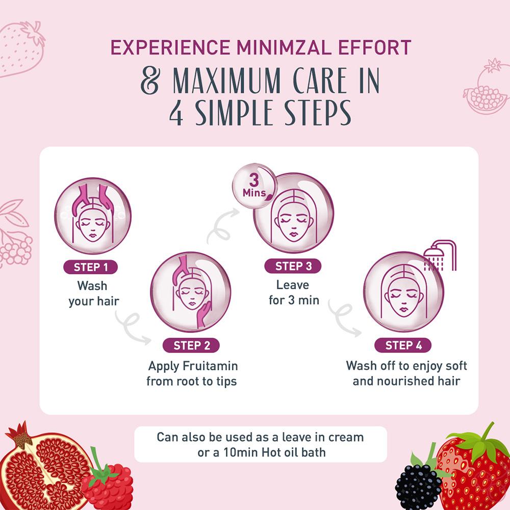 Nutrition, moisturizing Hair Conditioning Mask Very Berry - Make your hair healthy and strong