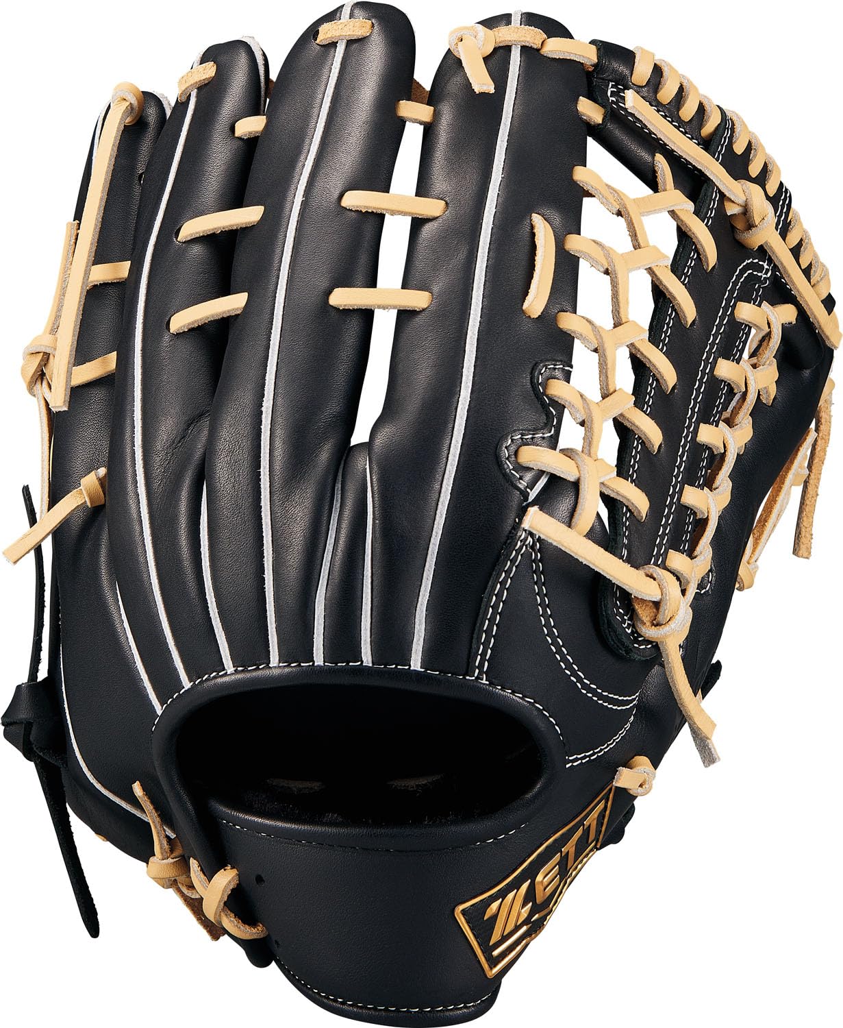 

ZETT Winning Road Softball Black x Pastel Brown Size 8 Glove, All-Around, Left-Handed Throw, (1932), (BRGB33540F)