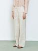Ganiesong Picnic Floral Out-Pocket Pants_Beige