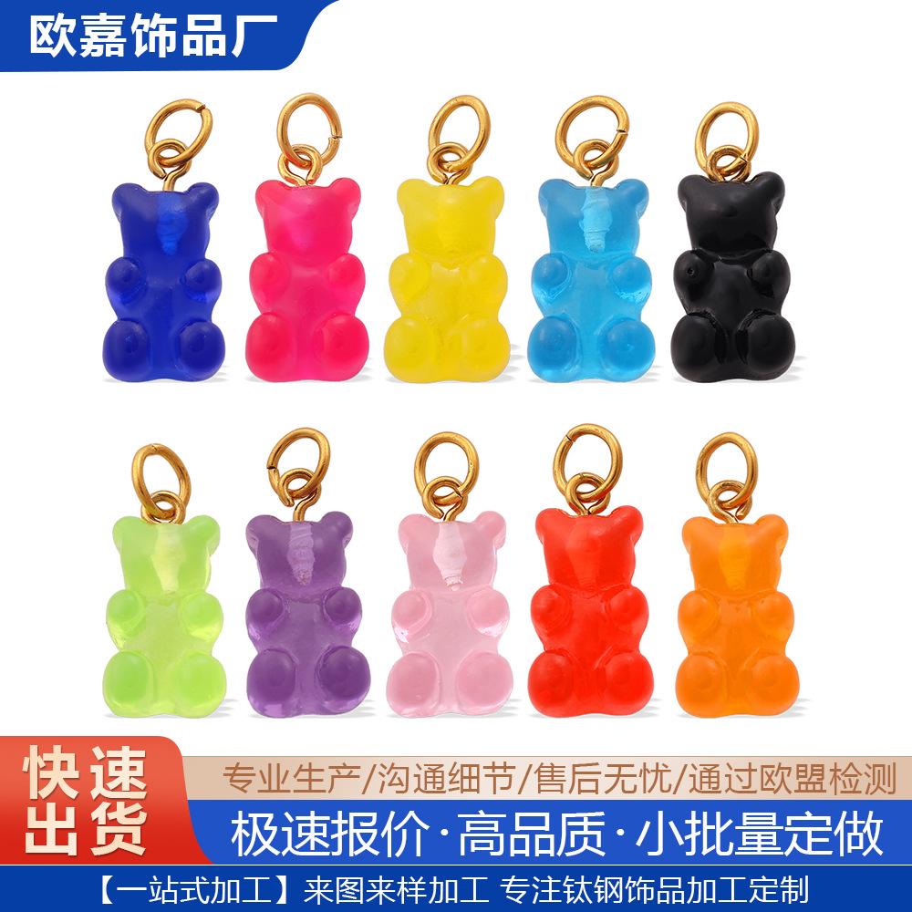 Titanium steel jewelry processing customization Support to map customization Small batch customization Pendant earrings bracelet jewelry customization Contractor and materials