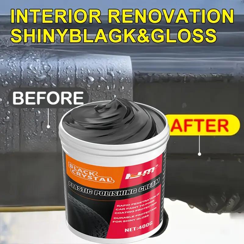 400g car wheel hub repair wax, suitable for tire and interior protection, scratch resistance, dashboard and lining care,