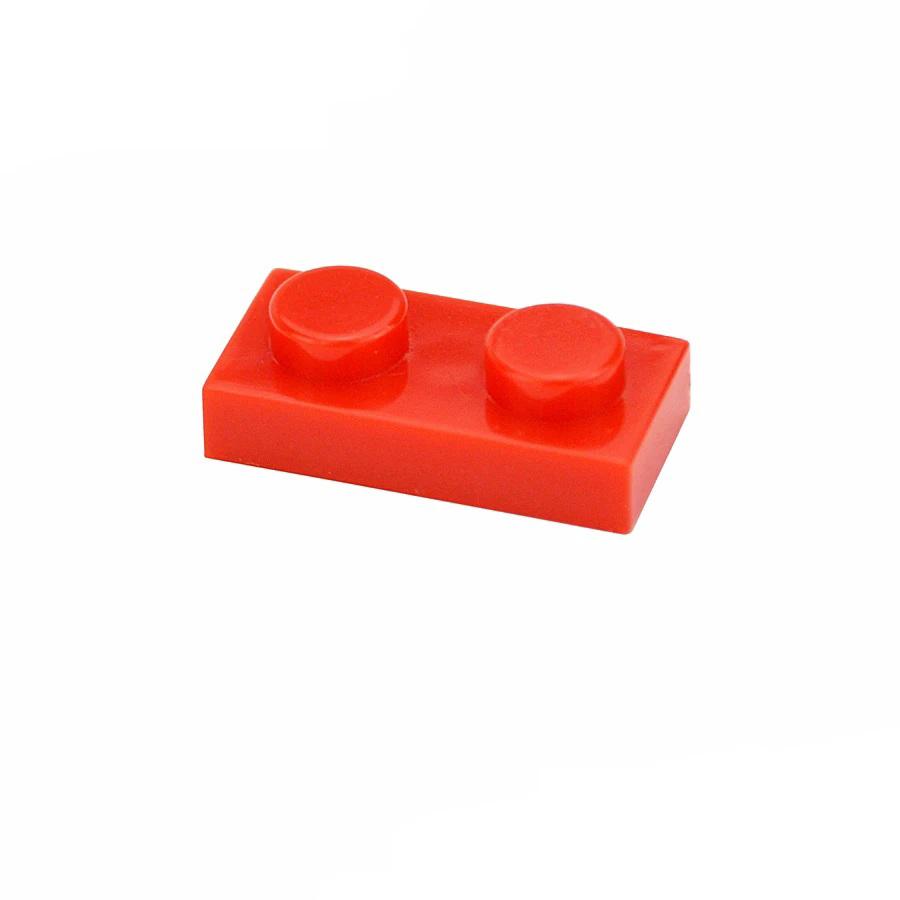 1x2 Kropki 100 SZTUK Kolor Edukacyjny Kreatywny kompatybilny 3023 Rozmiar MOC Klocki Cienkie Figurki Klocki Zabawki dla Dzieci