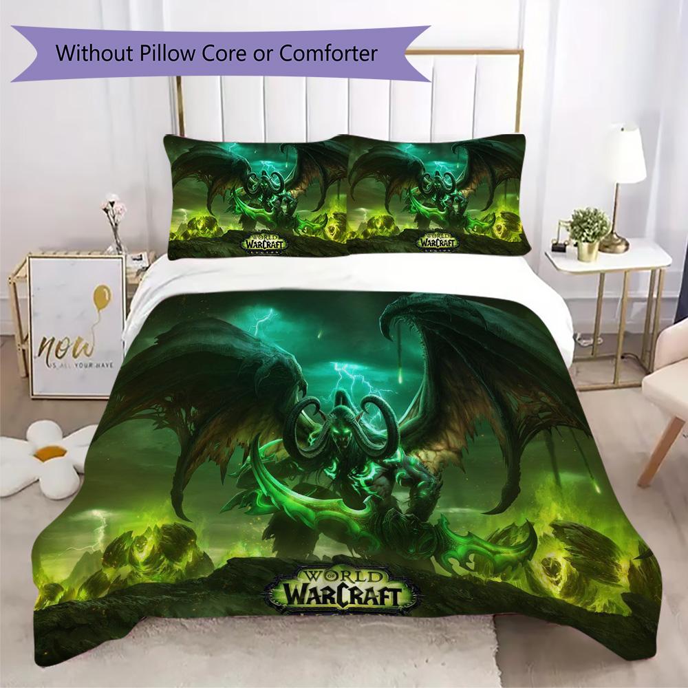 Blizzard Entertainment Game World of Warcraft Home Decoration Soft Printed Sofa Cover Blanket Bedding Down Pillowcase Duvet Cover (without core)H7