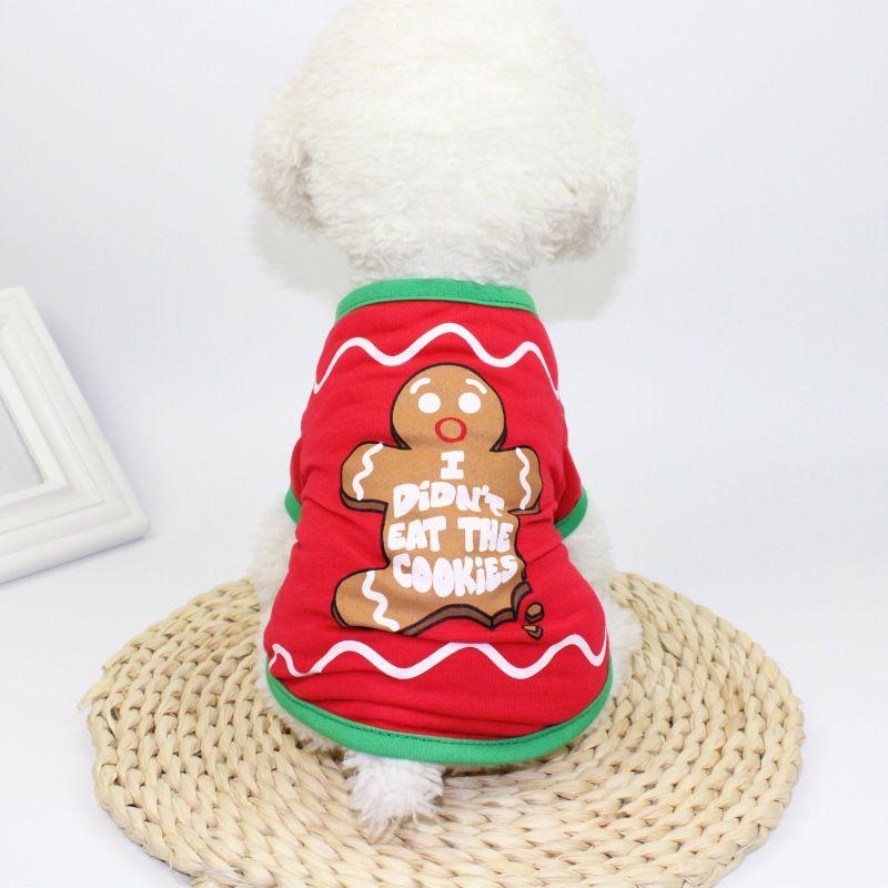 Gemütliche Weihnachts-Haustierkleidung Hunde Weihnachtsmann Pullover Shirt für entzückende Welpen und Katzen