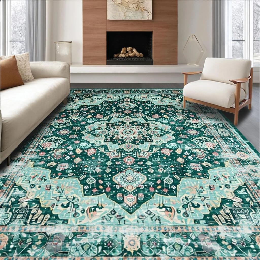 European Classical Butterfly Carpet Living Room Sofa Coffee Table Carpet Dirt Resistant Bedroom Thick Floor Mat
