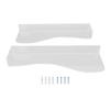2pcs Floating Shoe Display Shelf Space Saving Acrylic 6.6lb Load Bearing L Shape Floating Shoe Rack for High Heels