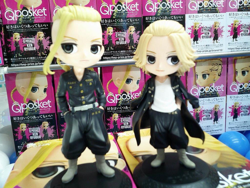 Tokyo Revengers Qposket Sano Manjiro Ryuguji Ken Set [Brand New, Unopened] & 2-Figure