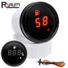 HD 2'' 52mm Digital Fuel Level Gauge 240-33ohms 0-190ohms With Alarm Light Oil Tank Gauge Meter Red LED for Car Truck Boat 9-32V