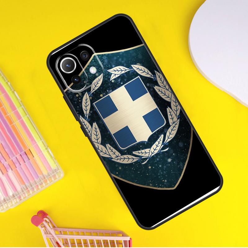 Greece Greek Flag Cover For Xiaomi 13 14 Ultra 11T 12T 13T 14T Pro POCO X7 Pro X3 X5 F3 F5 F6 M6 X6 Pro Case