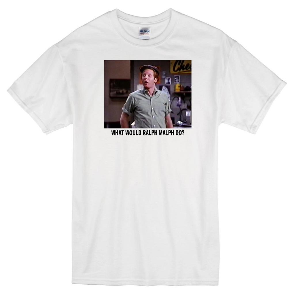 RALPH MALPH WWD? HAPPY DAYS DONNIE MOST 70'S TV WHITE T-shirt Tops Tees Unisex