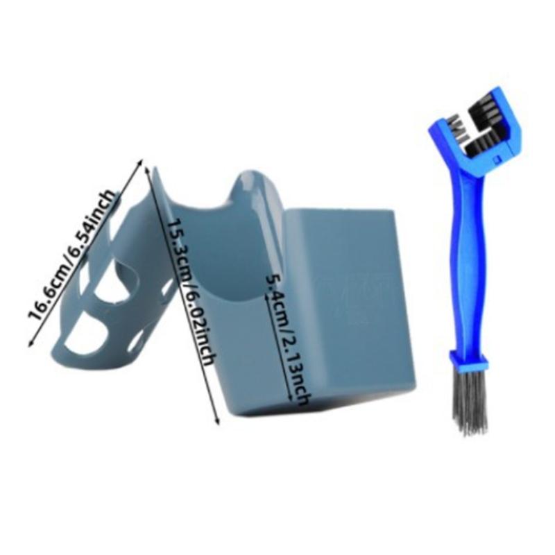 Noua cutie de instrumente pentru depozitarea uleiului pentru lanț de biciclete pentru curățarea lanțului, agent de scule anti-stropire cu ulei, folosit pe scară largă, instrument anti-pulverizare pentru ulei de lanț