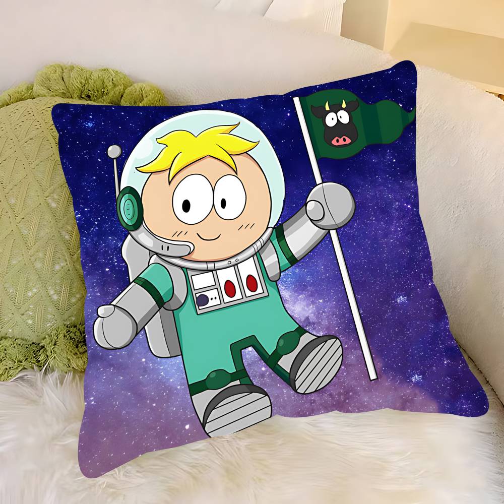 

Anime South Park Butters Pillow Case Removable Washable Cushion Cover – All-Season Soft Linen 12x12Inch