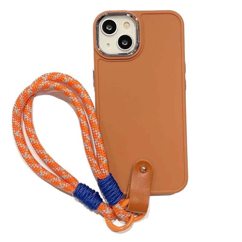 Applicable to Apple 17 mobile phone new wristband lanyard 16 personality 15 women's 11 anti-drop XS creative protective case 13PM