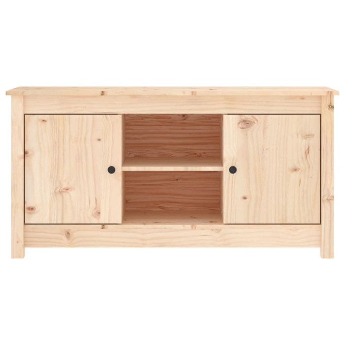 VidaXL Meuble TV 103x36,5x52 cm Bois de pin massif 814584