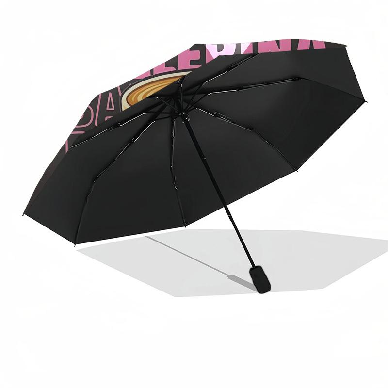 1pc Ballerina Cappuccino Umbrella with Plastic Handle,Suitable for All Seasons Home Travel Outdoor UmbrellaM1082