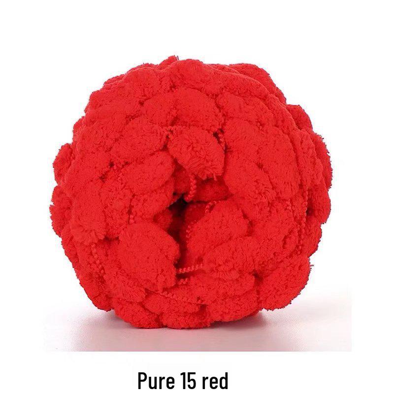 Chunky Wool Yarn for Knitting Blankets - Large Ball for Cushions, Carpets, and DIY Projects.