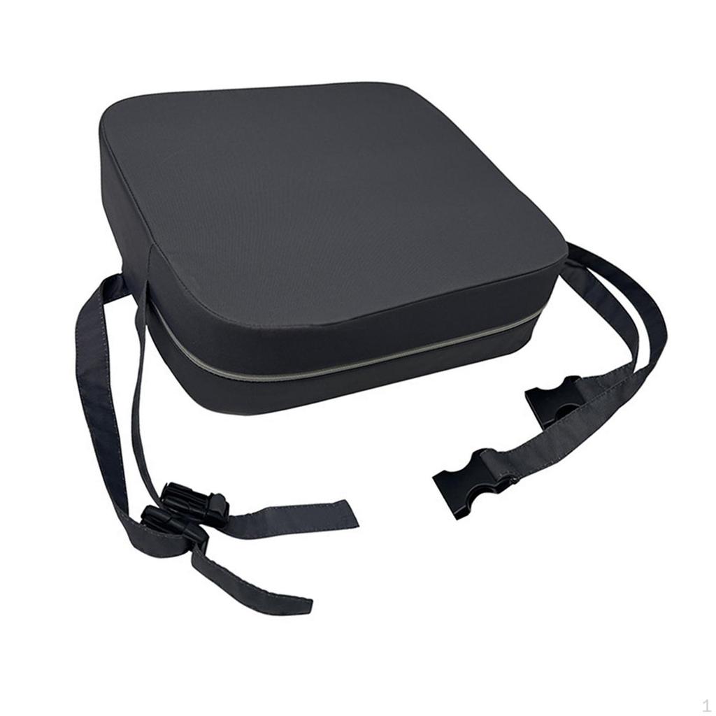 Booster Cushion High Chair Pad with Straps Soft Removable Cover Chairs Children Dining Seat