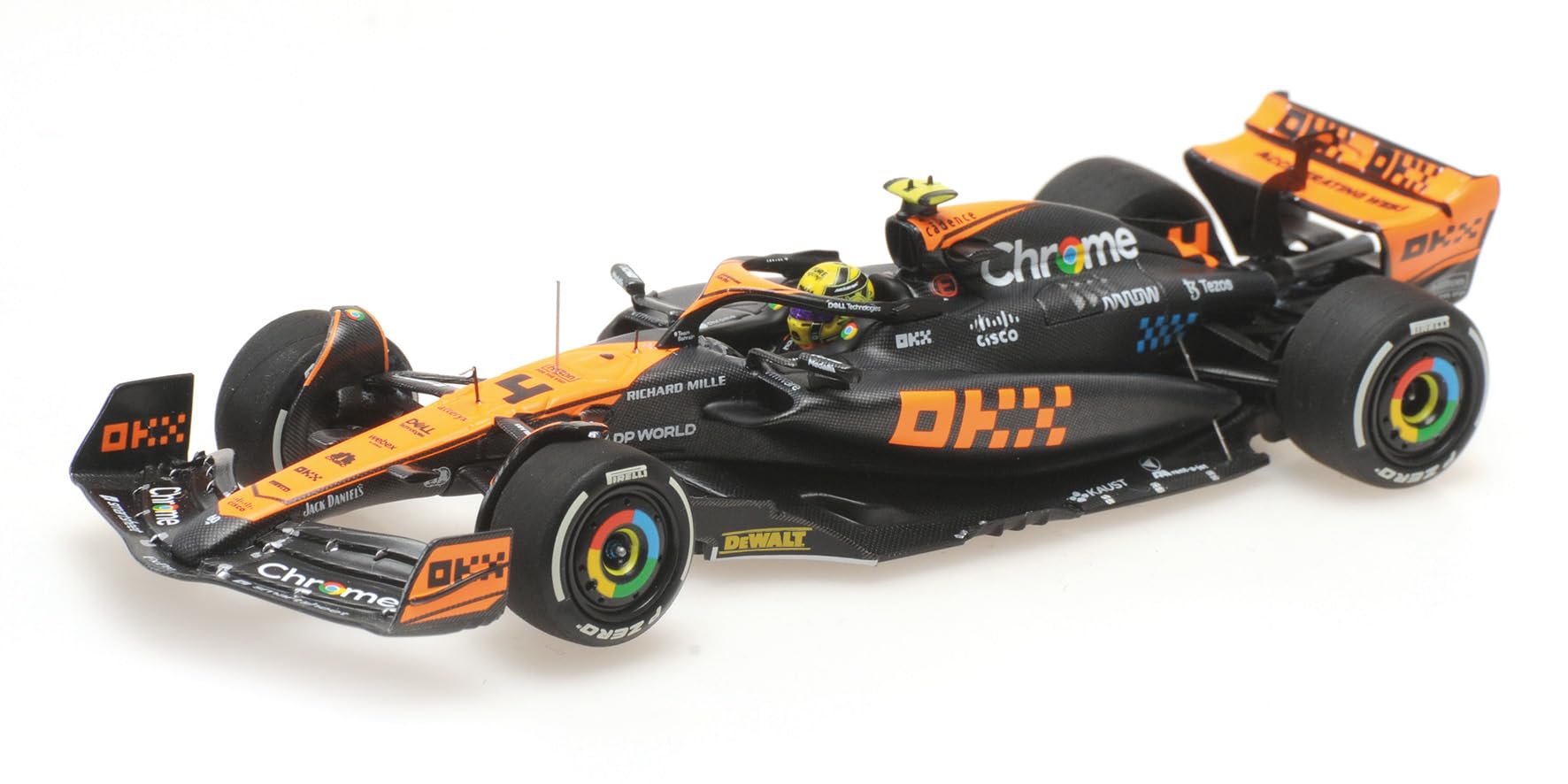 

Minichamps масштаб McLaren F1 Team MCL60 2023 F1 Гран-при Японии 2-е место Норрис 1/43 #4 L. [Смола]
