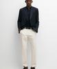 Masimodutti Cotton Blend Slim Fit Pants