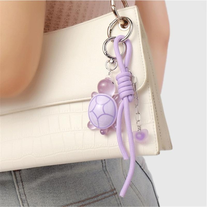 Cute Travel Turtle Keychain Lovely Ocean Sea Animals Key Ring For Women Men Friendship Gift Backpack Hangings Handmade Jewelry