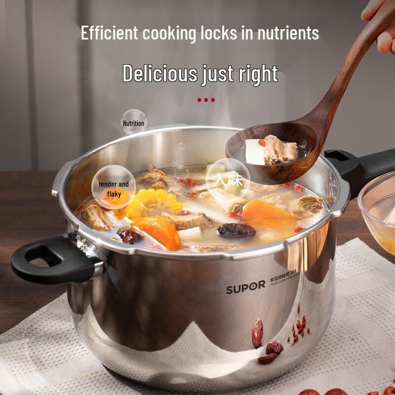 Supor 304 Stainless Steel Pressure Cooker