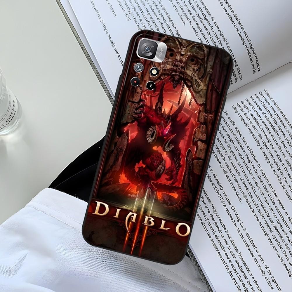 Hot Game Diablo Phone Case for Xiaomi Redmi Note 14 13 12 11 9 Ultra 10 Lite Poco F4 F5 X5 Pro Plus Cover