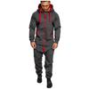 Herren Farbblock Winter Freizeit Kapuzenpullover Druck Reißverschluss Druck Jumpsuit