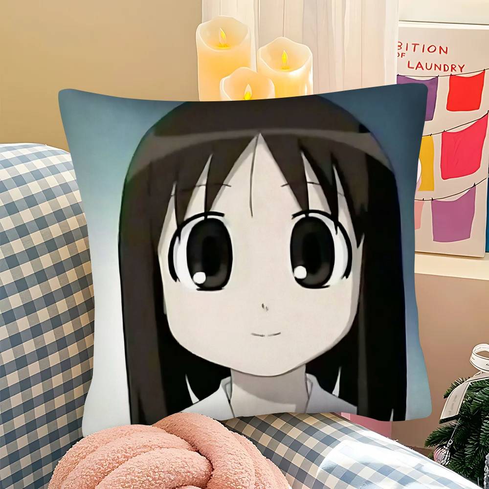1Pc Anime A-Azumanga Daioh Pillow Case Fashion Square Pillowcase Bedroom Sofa Room Ins Decoration Leisure