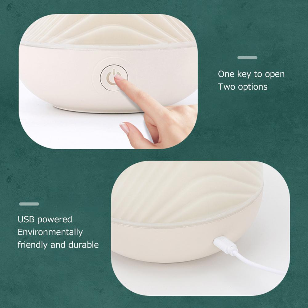 Humidifier Mini Desktop Aromatherapy 1800mAh USB Atmosphere Lamp 700ml Large Capacity Home